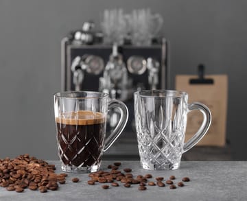 Noblesse Barista Coffee glass 34,7 cl 2-pakning - Clear - Nachtmann