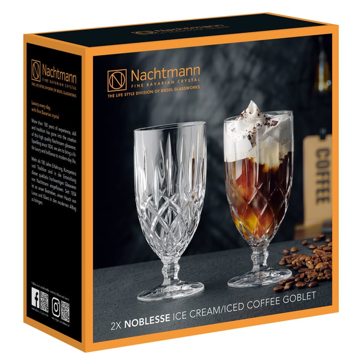 Noblesse dessertglass 2-pakning, Klar Nachtmann