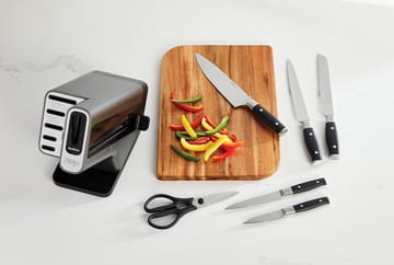 Ninja Foodi K32006 knivsett med knivblokk & knivsliper - Rustfritt stål - Ninja
