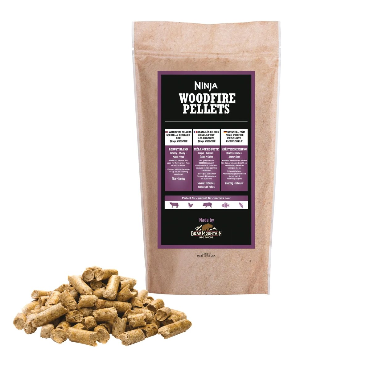 Ninja Ninja Woodfire pellets Robust Blend 900 g