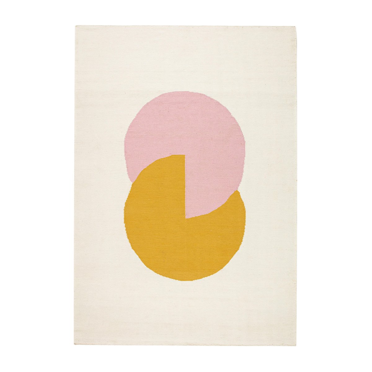 NJRD Circles blocks kelimteppe rosa 170×240 cm