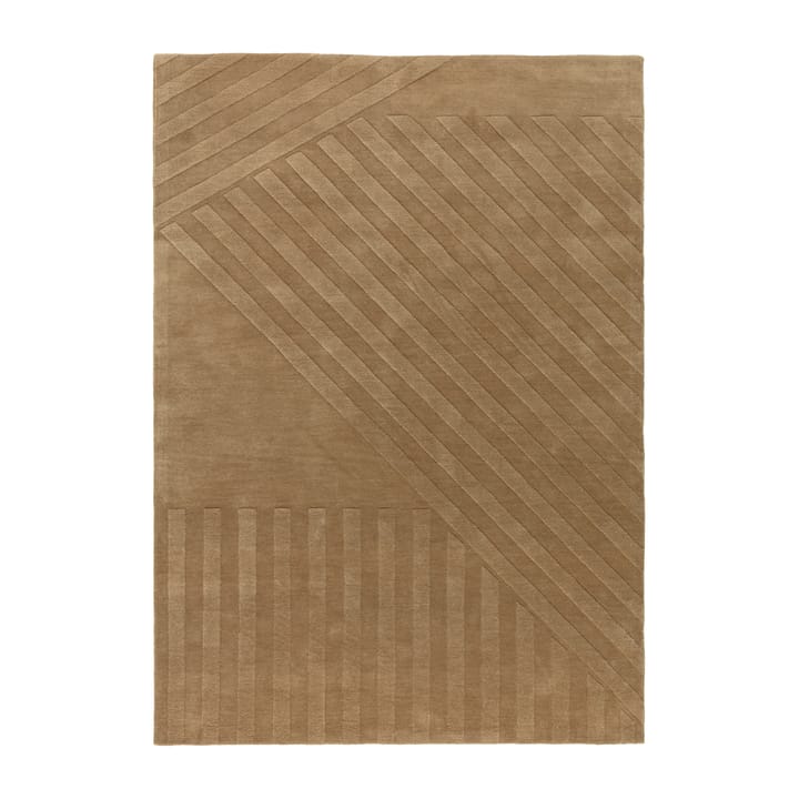 Levels ullteppe stripes beige - 170 x 240 cm - NJRD