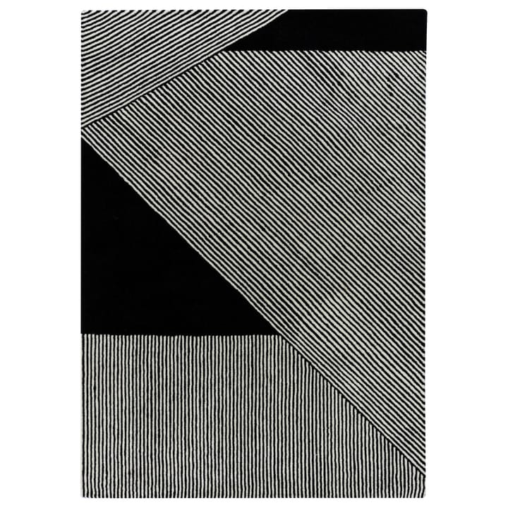 Stripes ullteppe svart, 200x300 cm NJRD