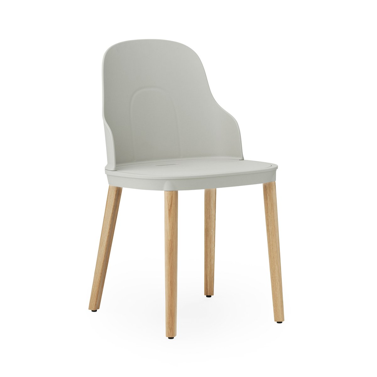 Normann Copenhagen Allez stol med eikebein Warm Grey-eik