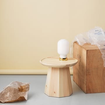 Amp bordlampe - Hvit-messing - Normann Copenhagen