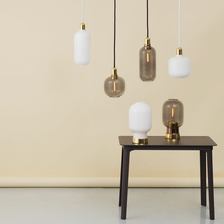 Amp lampe stor, Hvit-messing Normann Copenhagen