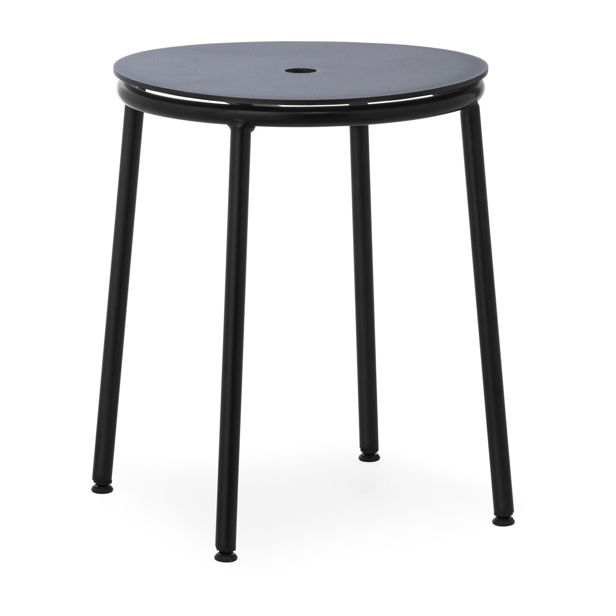 Normann Copenhagen Circa krakk 45 cm Svart aluminium