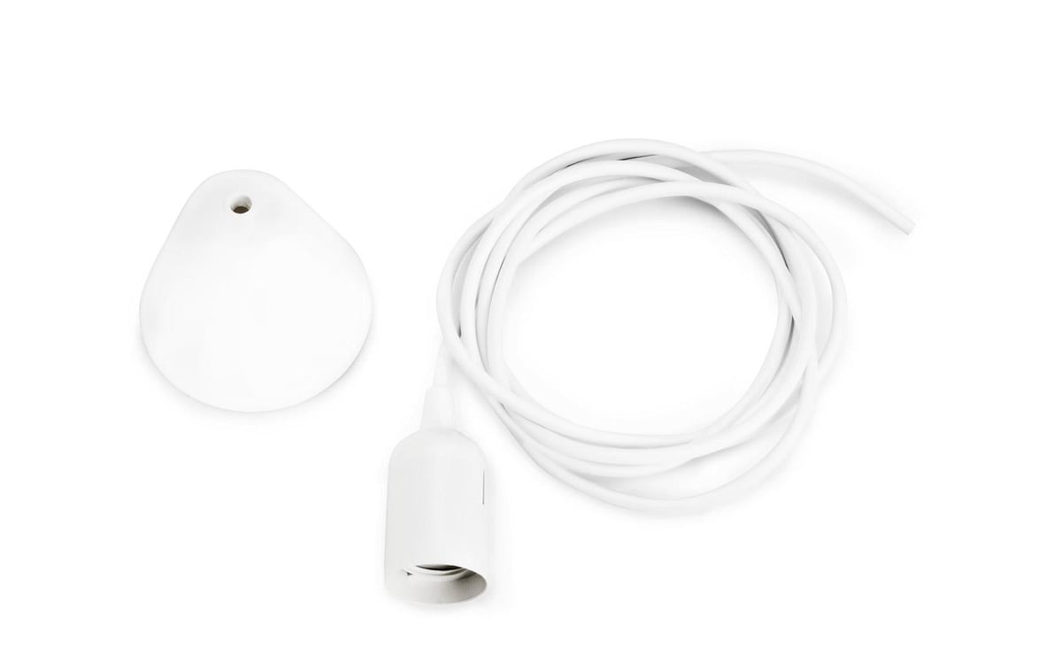 Normann Copenhagen Cord takoppheng 25 cm Hvit