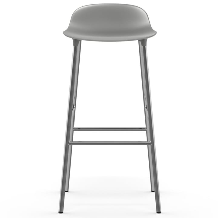 Form barstol forkromede bein 75 cm, Grå Normann Copenhagen