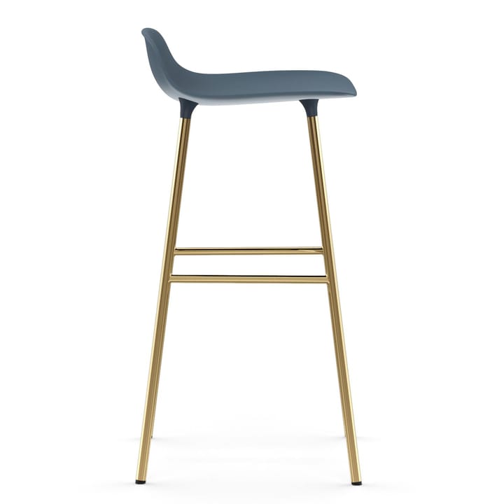 Form barstol messingsbein 75 cm, Blå Normann Copenhagen