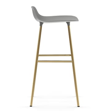 Form barstol messingsbein 75 cm - Grå - Normann Copenhagen