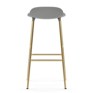 Form barstol messingsbein 75 cm - Grå - Normann Copenhagen