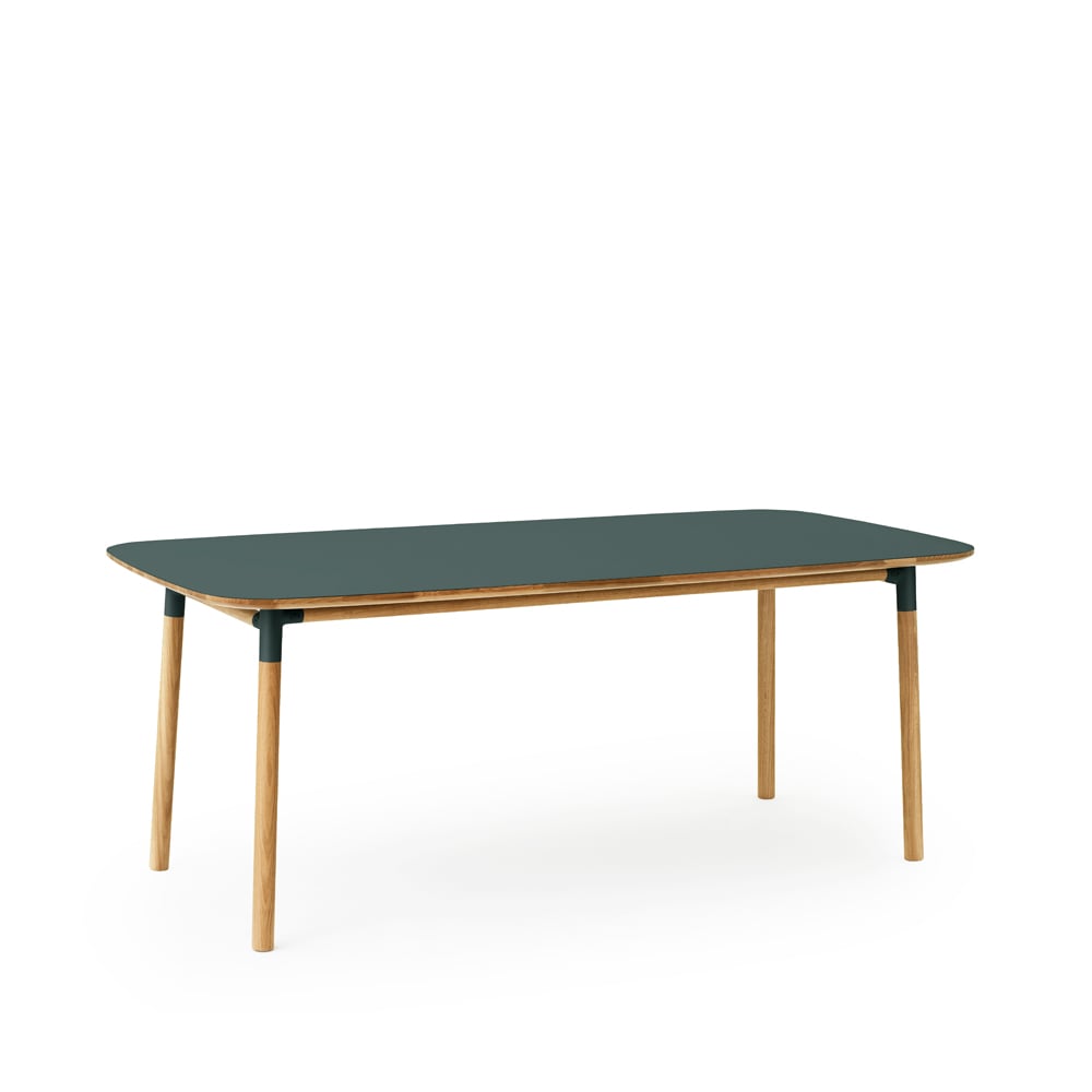 Normann Copenhagen Form spisebord green eikeben 95 x 200 cm