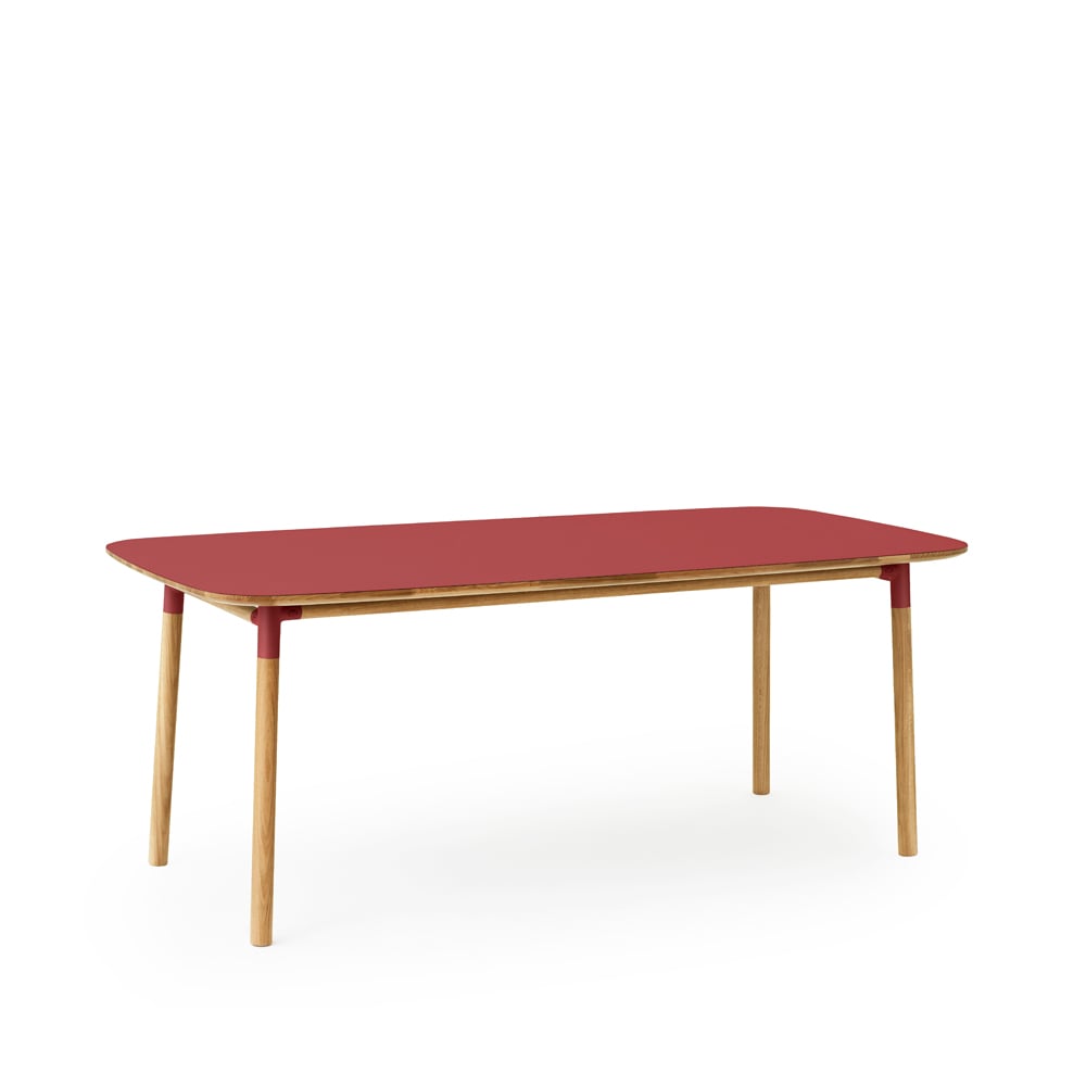 Normann Copenhagen Form spisebord red eikeben 95 x 200 cm