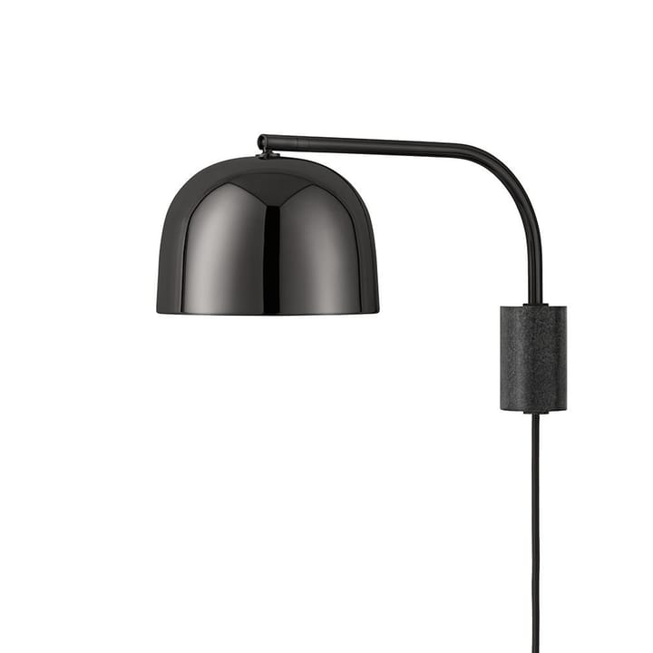 Grant vegglampe, black, liten- stål, granitt Normann Copenhagen