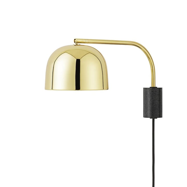 Grant vegglampe - brass, liten- stål, granitt - Normann Copenhagen