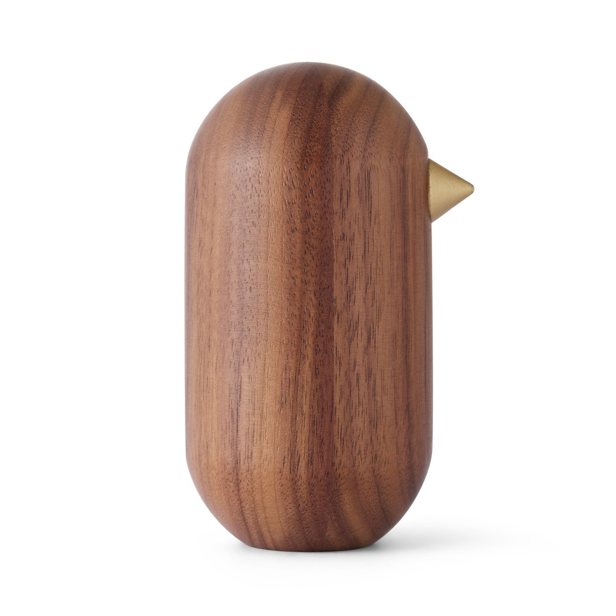 Normann Copenhagen Little Bird figur valnøtt 10 cm