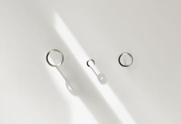 Loop krok small Ø4,4 cm - Brushed Zinc - Normann Copenhagen