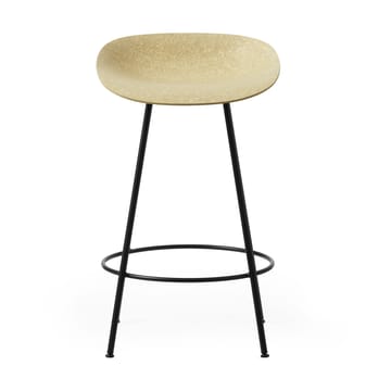 Mat Barstool barstol 65 cm - Hemp-black steel - Normann Copenhagen