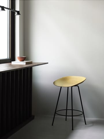 Mat Barstool barstol 65 cm - Hemp-black steel - Normann Copenhagen