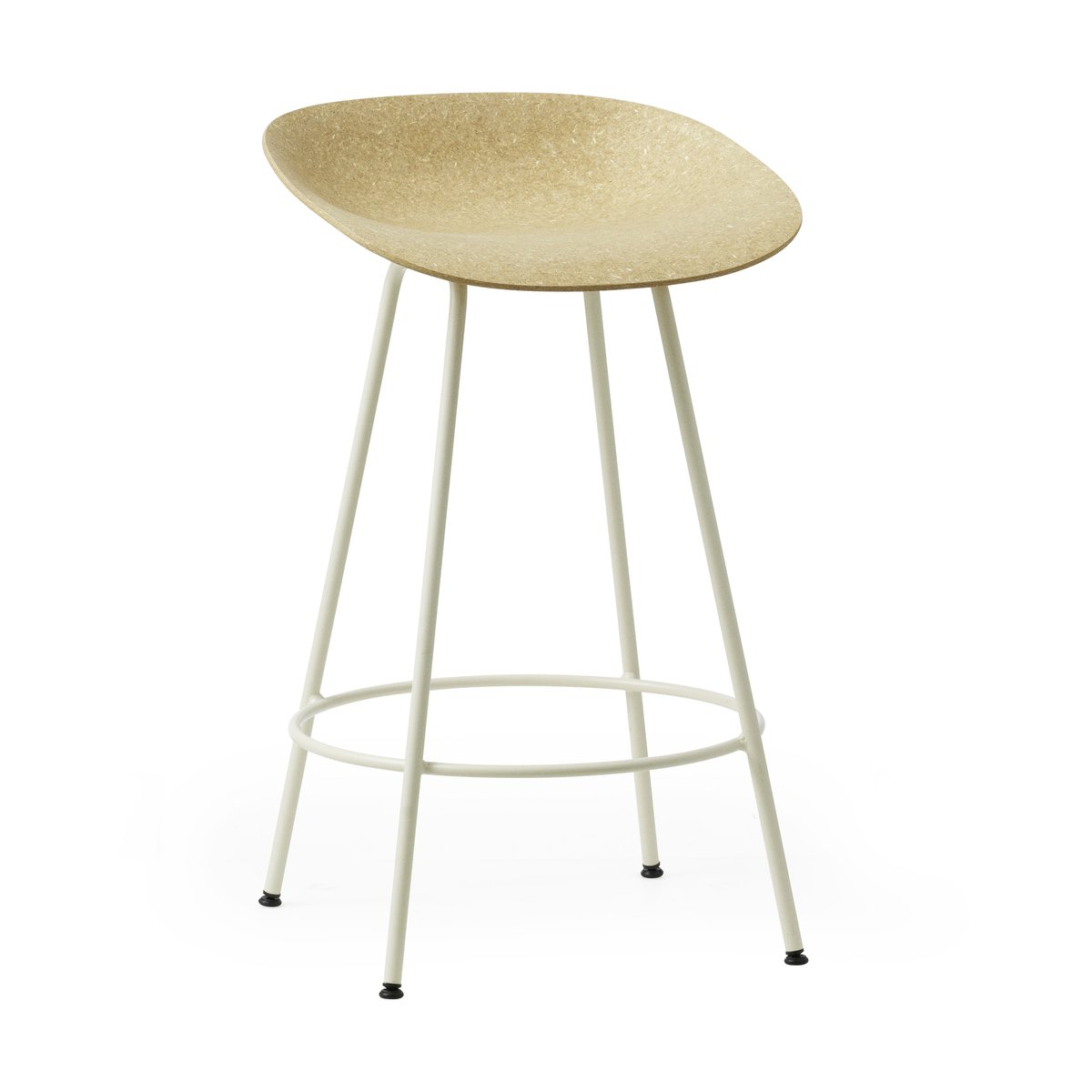 Normann Copenhagen Mat Barstool barstol 65 cm Hemp-cream steel