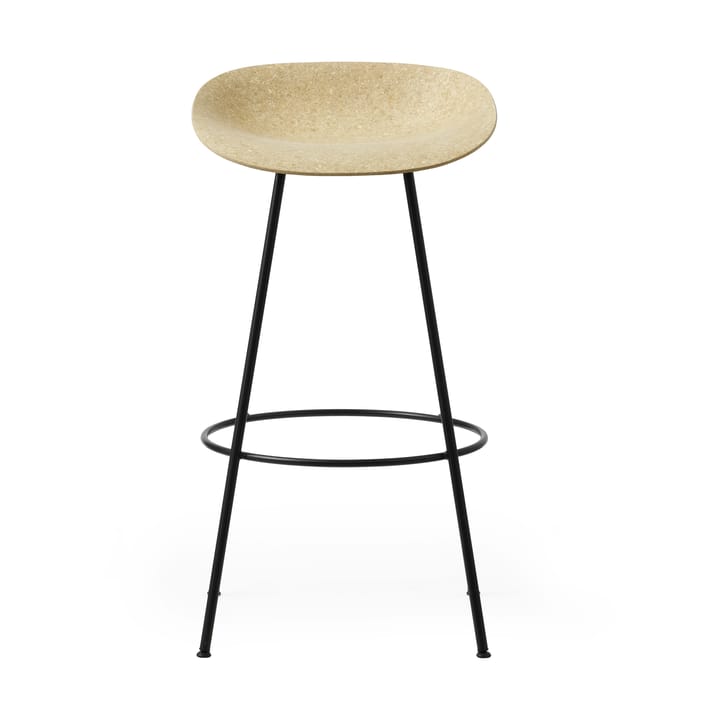 Mat Barstool barstol 75 cm, Hemp-black steel Normann Copenhagen