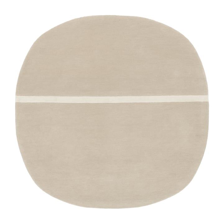 Oona teppe 140 x 140 cm - Sand - Normann Copenhagen