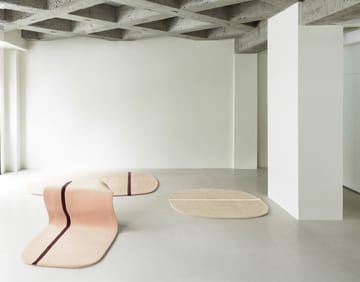 Oona teppe 140 x 140 cm - Sand - Normann Copenhagen