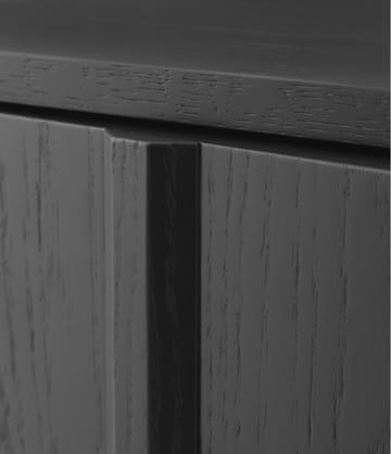 Rib sideboard 45 x 159 cm - Soft Black - Normann Copenhagen