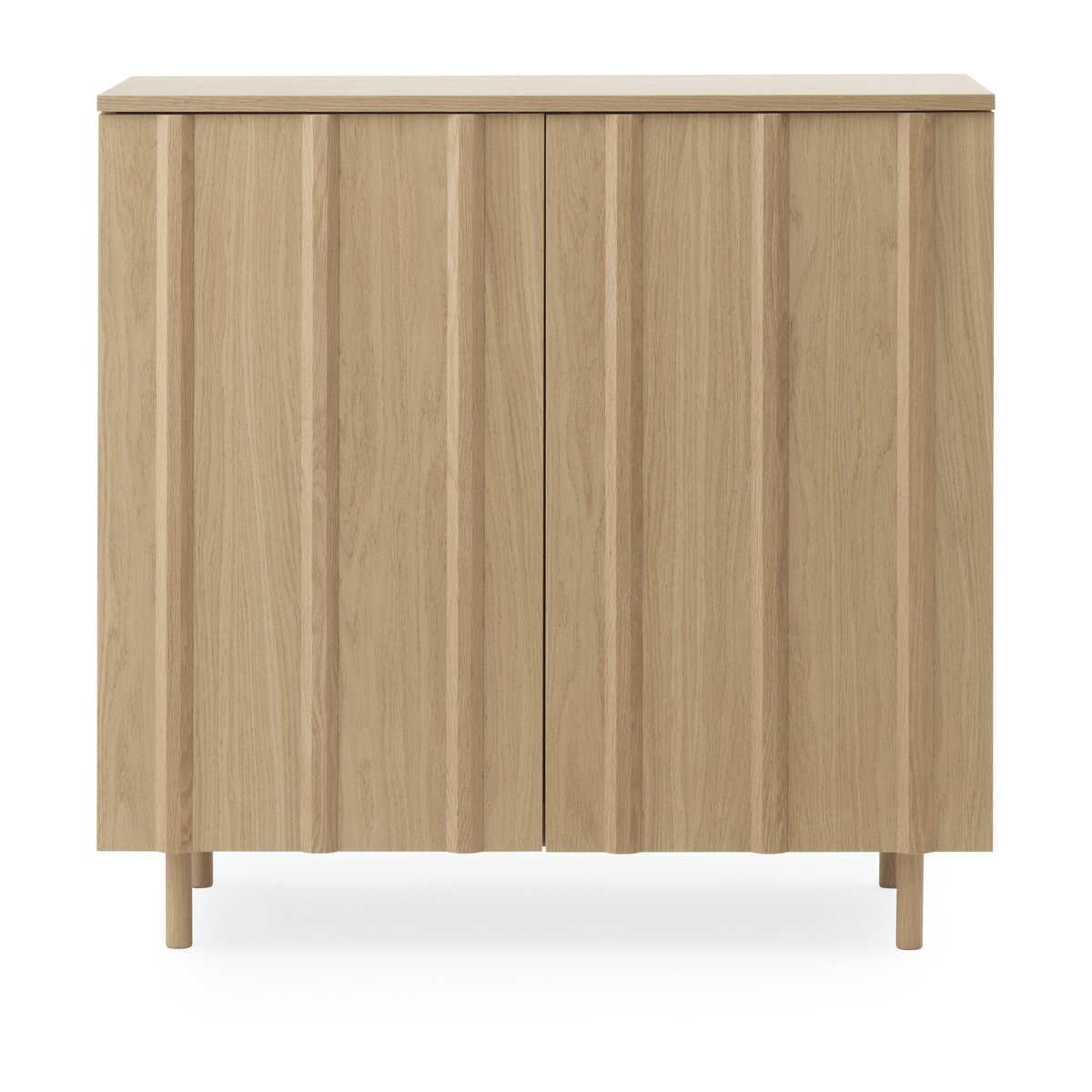 Normann Copenhagen Rib skap 96 x 98,5 cm Oak