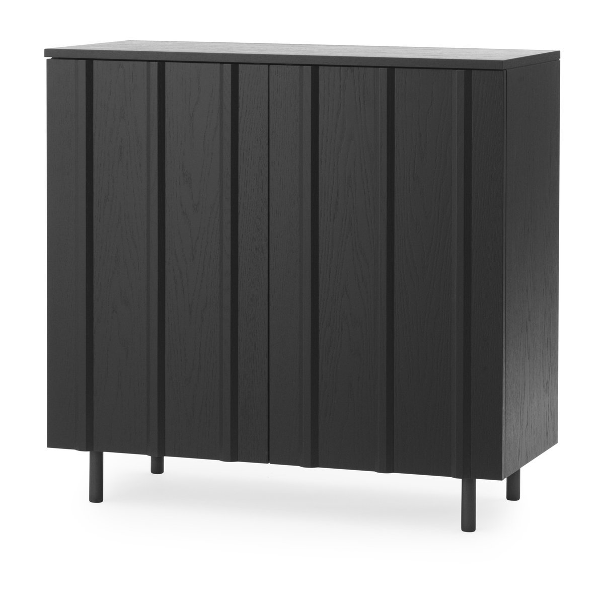 Normann Copenhagen Rib skap 96 x 98,5 cm Soft Black