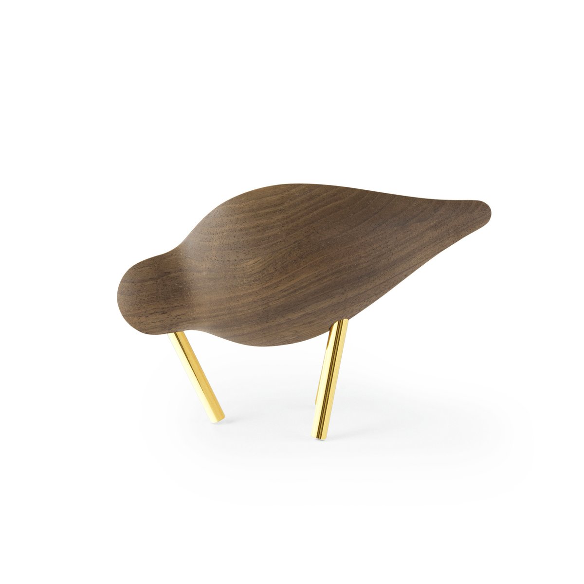 Normann Copenhagen Shorebird valnøtt-messing Liten