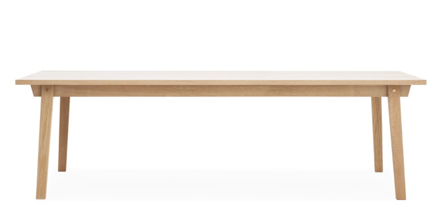 Normann Copenhagen Slice bord 90×250 cm Eik