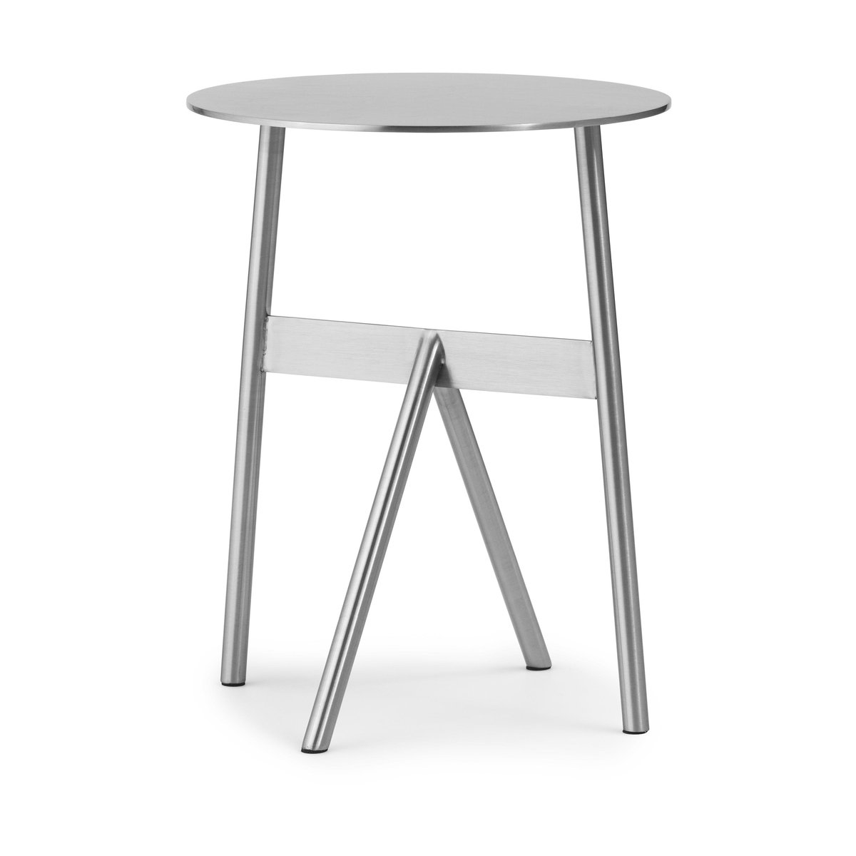 Normann Copenhagen Stock Table sidebord Ø 37 cm H: 46 cm Stainless Steel