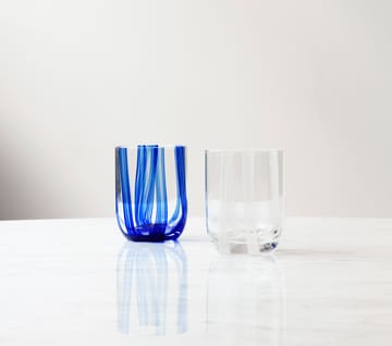 Stripe glass 39 cl - White Stripes - Normann Copenhagen