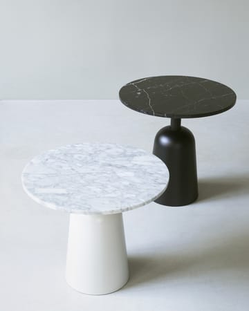 Turn justerbart bord Ø55 cm - Hvit marmor - Normann Copenhagen