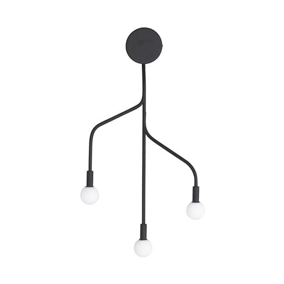 Vekst Vegglampe, Svart Normann Copenhagen