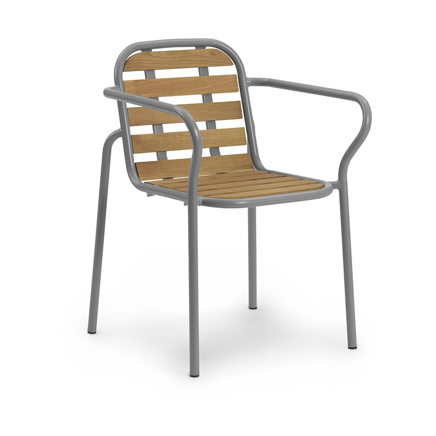 Normann Copenhagen Vig Armchair Robinia karmstol Grey