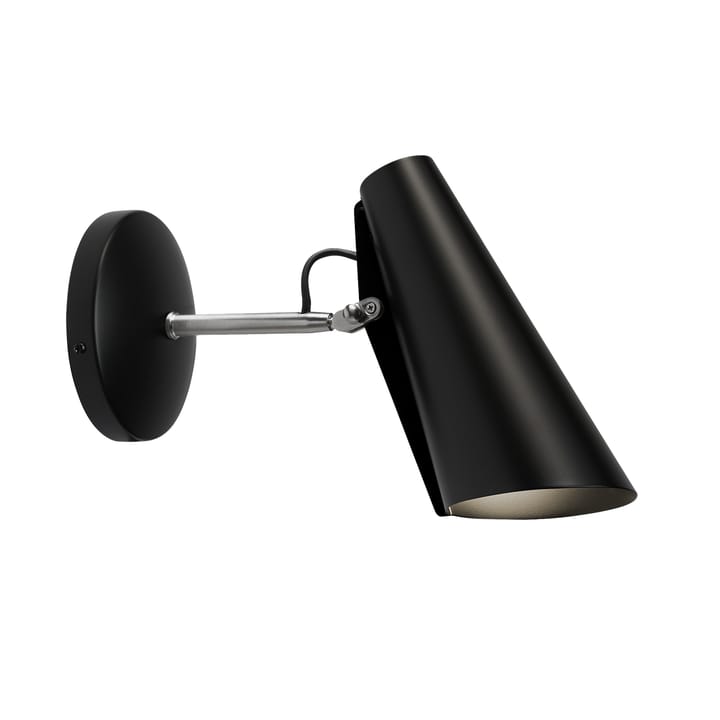 Birdy vegglampe kort - Black-steel - Northern