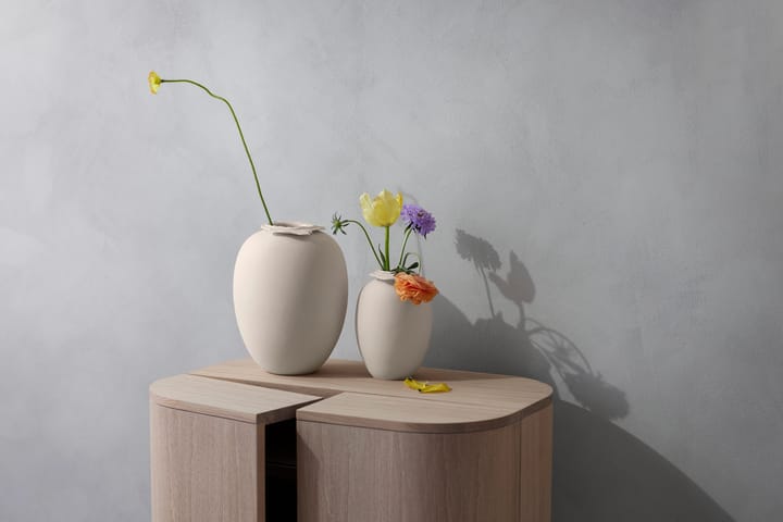 Brim vase 18 cm, Beige Northern