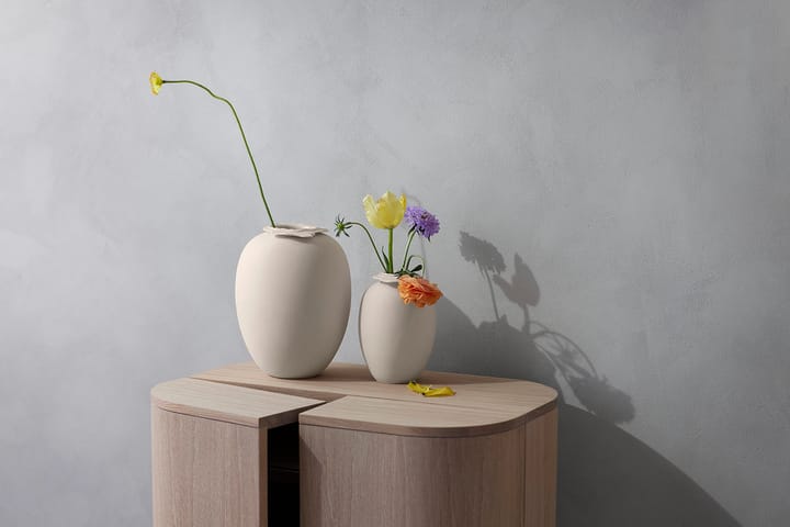 Brim vase 28 cm, Beige Northern