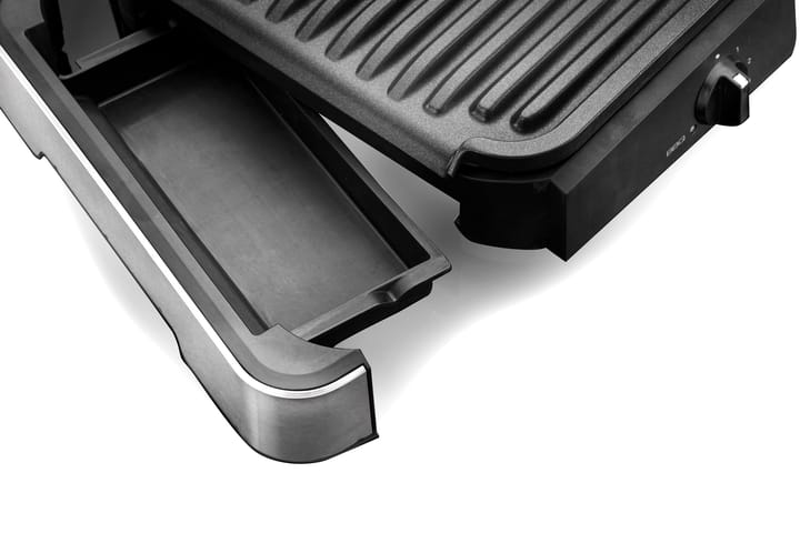 Optigrill GO772DS0 2-in-1 bordgrill, Rustfritt stål OBH Nordica