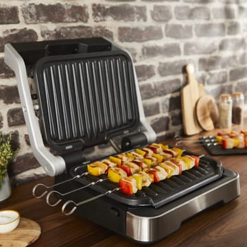 Optigrill GO772DS0 2-in-1 bordgrill - Rustfritt stål - OBH Nordica