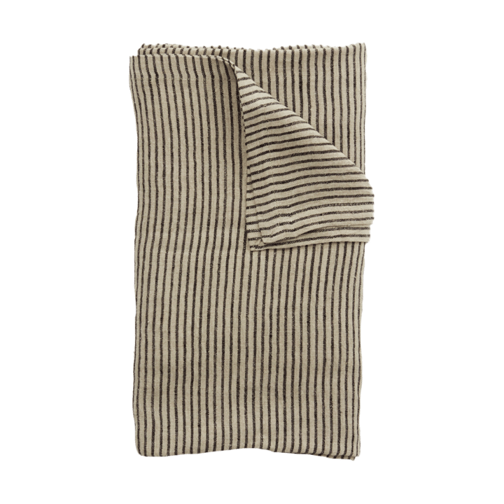 Stripe linduk 150x300 cm, Svart-sand Olsson & Jensen