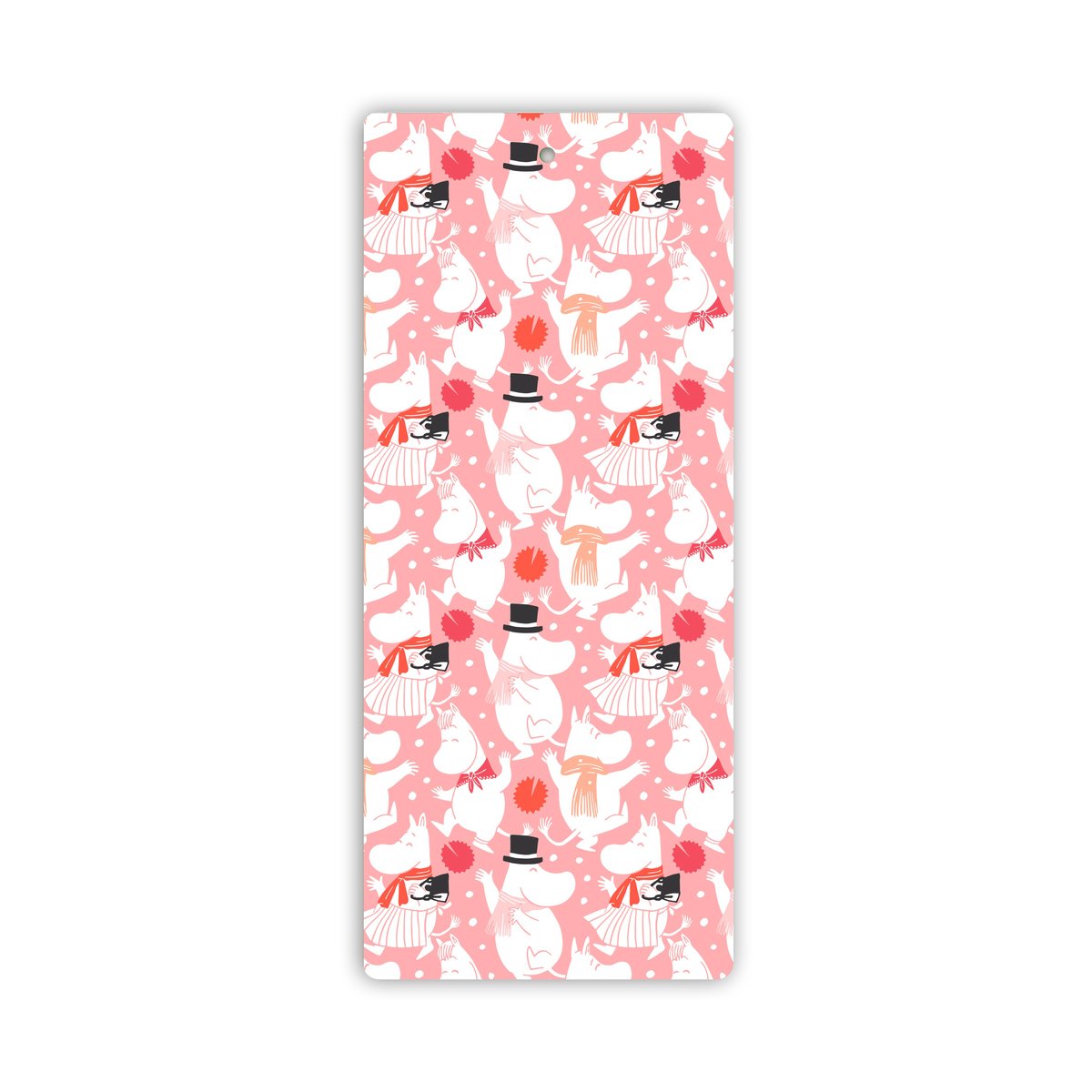 Opto Design Moomin Celebration serveringsbrikke 40×17 cm Hvit-rosa