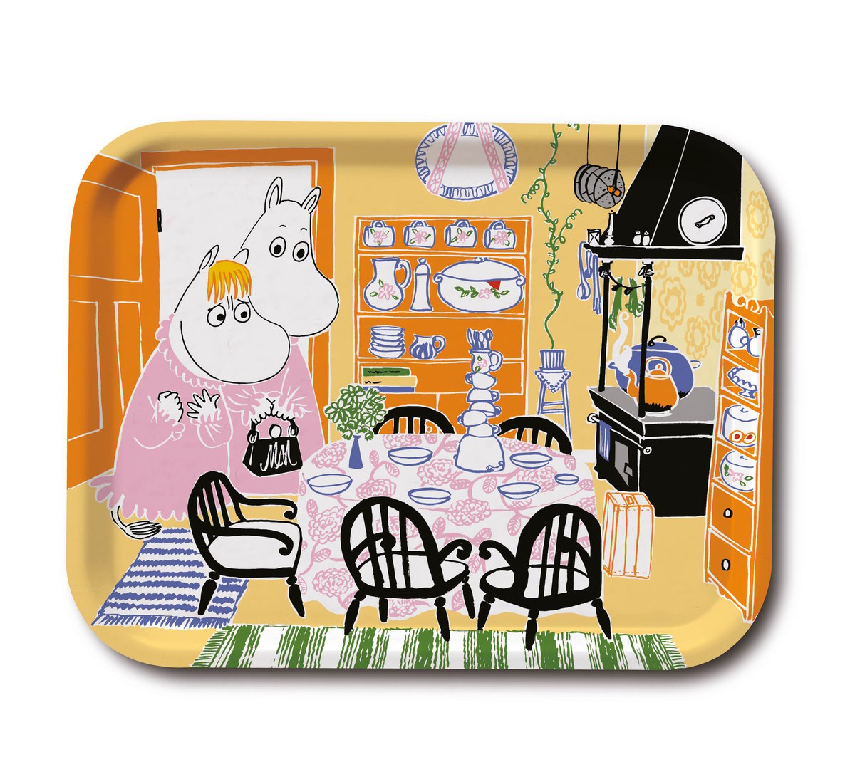 Opto Design Moomin Kitchen brett Gul