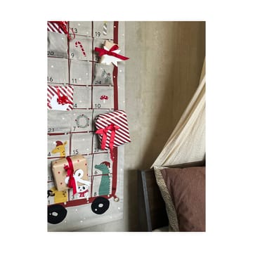 Buss adventskalender 52x104 cm - Clay-red - OYOY