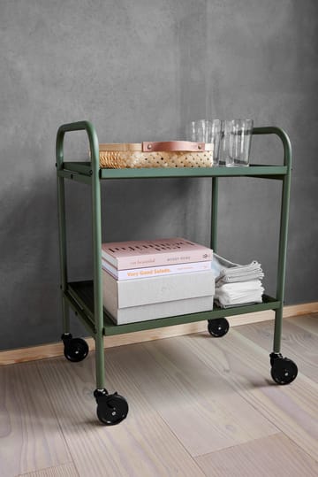 Maki Trolley serveringsvogn small - Green - OYOY