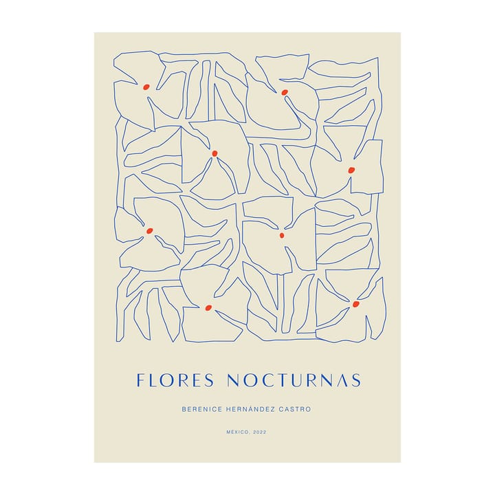 Flores Nocturnas 01 plakat, 30 x 40 cm Paper Collective