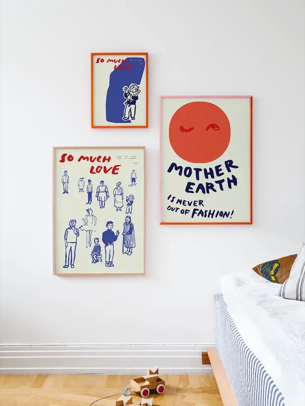 Mother Earth plakat, 50 x 70 cm Paper Collective